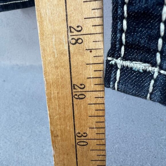 Miss Me Women’s Jeans Size 29x29.5 (8) Low Rise Skinny Cheetah Print Blingy EUC - Picture 12 of 13